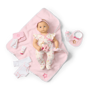 Bitty Baby® Doll #3 with blonde hair Care & Play Set N7