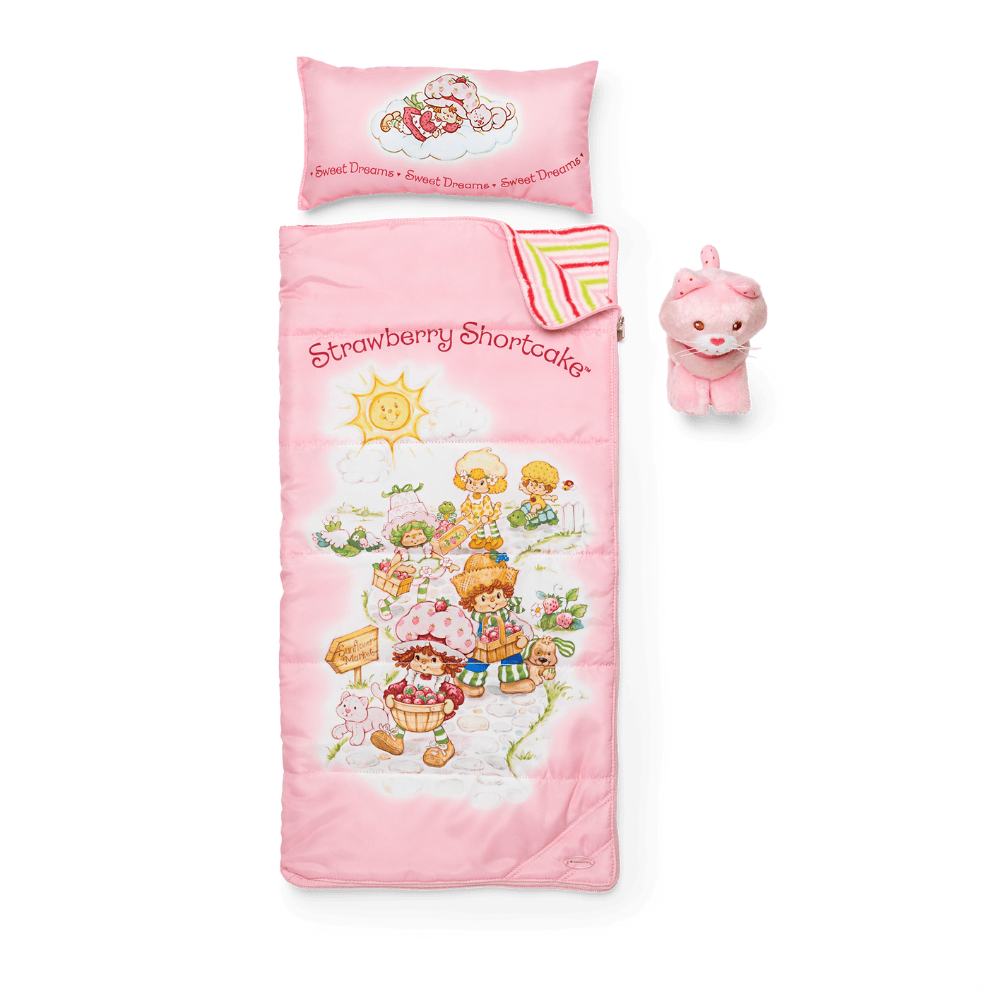 Courtney's™ Strawberry Shortcake™ Sleeping Bag Set for 18-inch Dolls (Historical Characters) R8