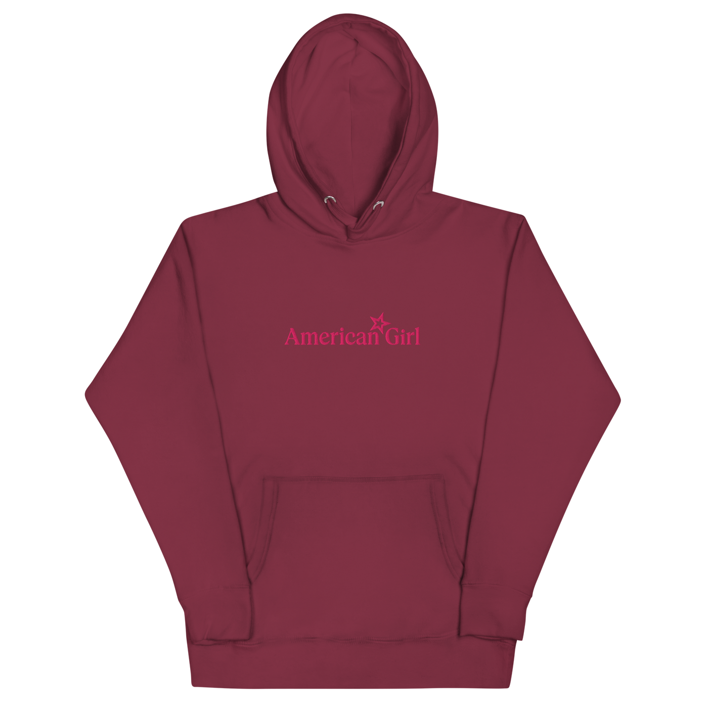 American Girl® Burgundy Hoodie for Adults C1
