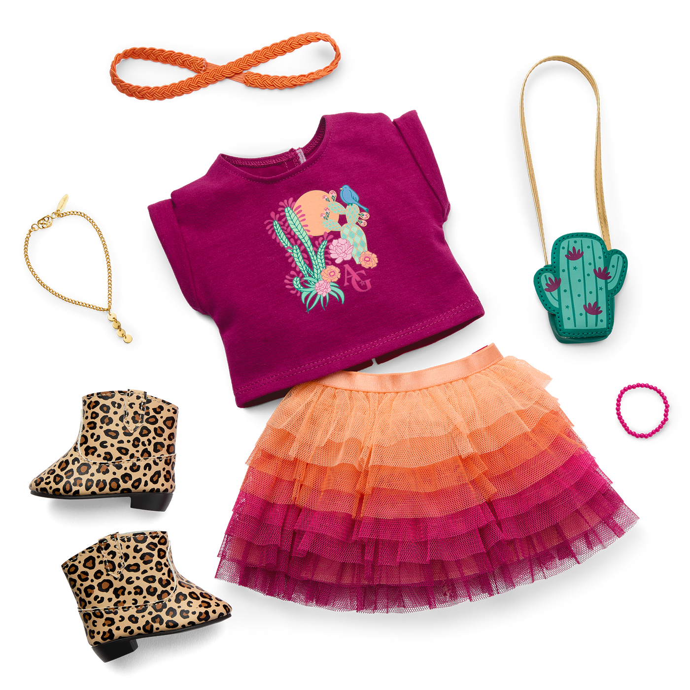 Fun in the Southwest Travel Outfit for 18-inch Dolls Y8