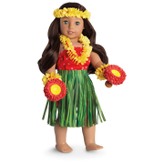Nanea's™ Hula Outfit for 18-inch Dolls (Historical Characters) I1