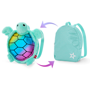 Shimmering Sea Turtle Backpack & Accessory Set for 18-inch Dolls B8