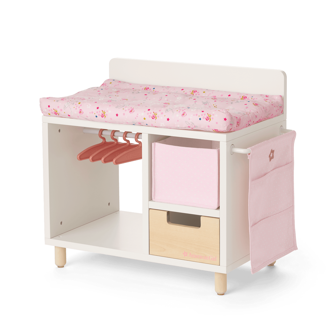 Dots & Blooms Changing Table with Storage H7