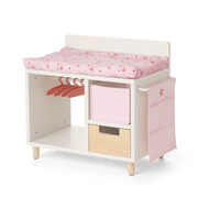 Dots & Blooms Changing Table with Storage H7