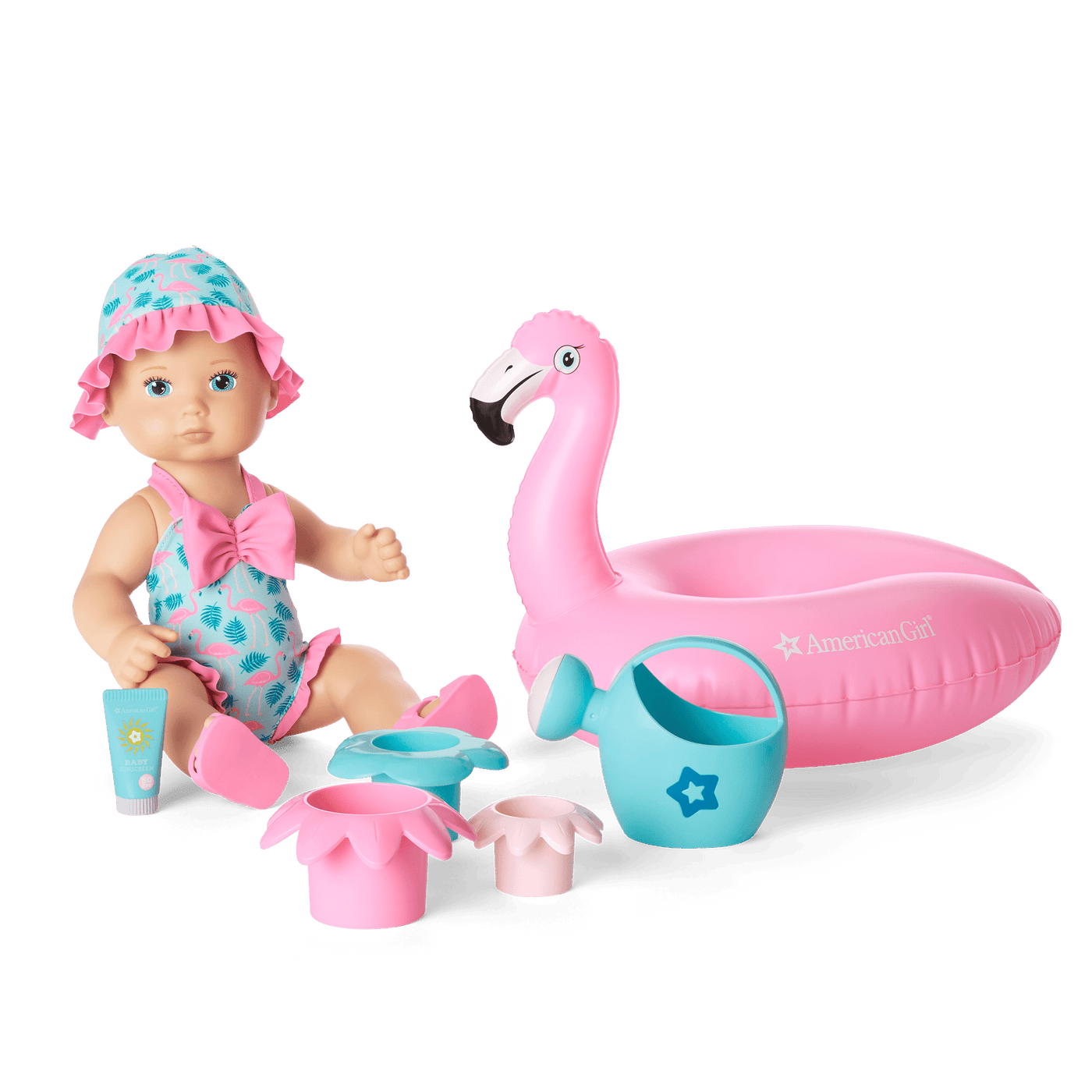Flamingo Fun Play Set (Bitty Baby® Splash™) J5