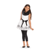 Let It Snow Tunic for Girls Z4