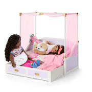 All Set for Sleepovers Canopy Bed for 18-inch Dolls Z1