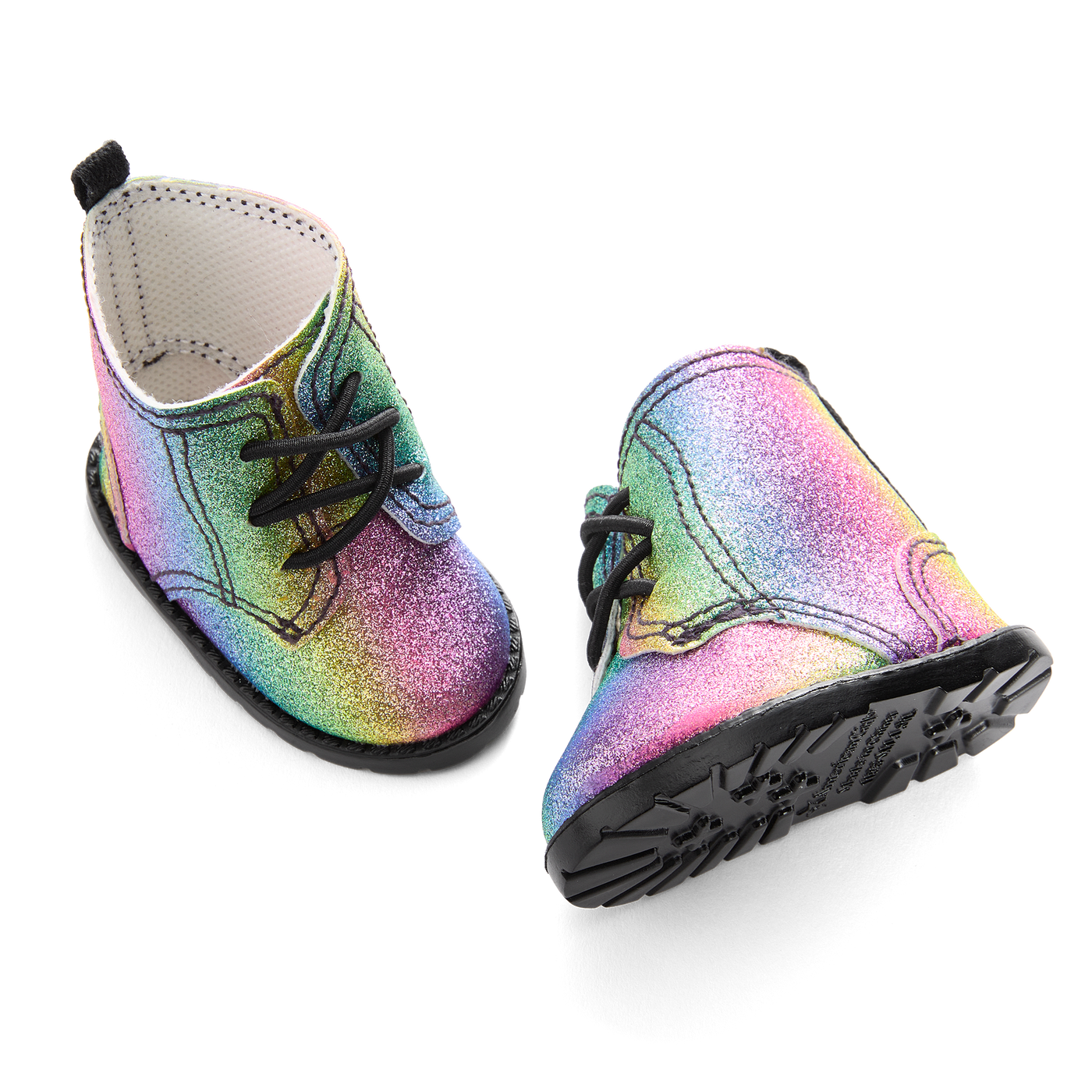 Glittery Rainbow Boots for 18-inch Dolls J6