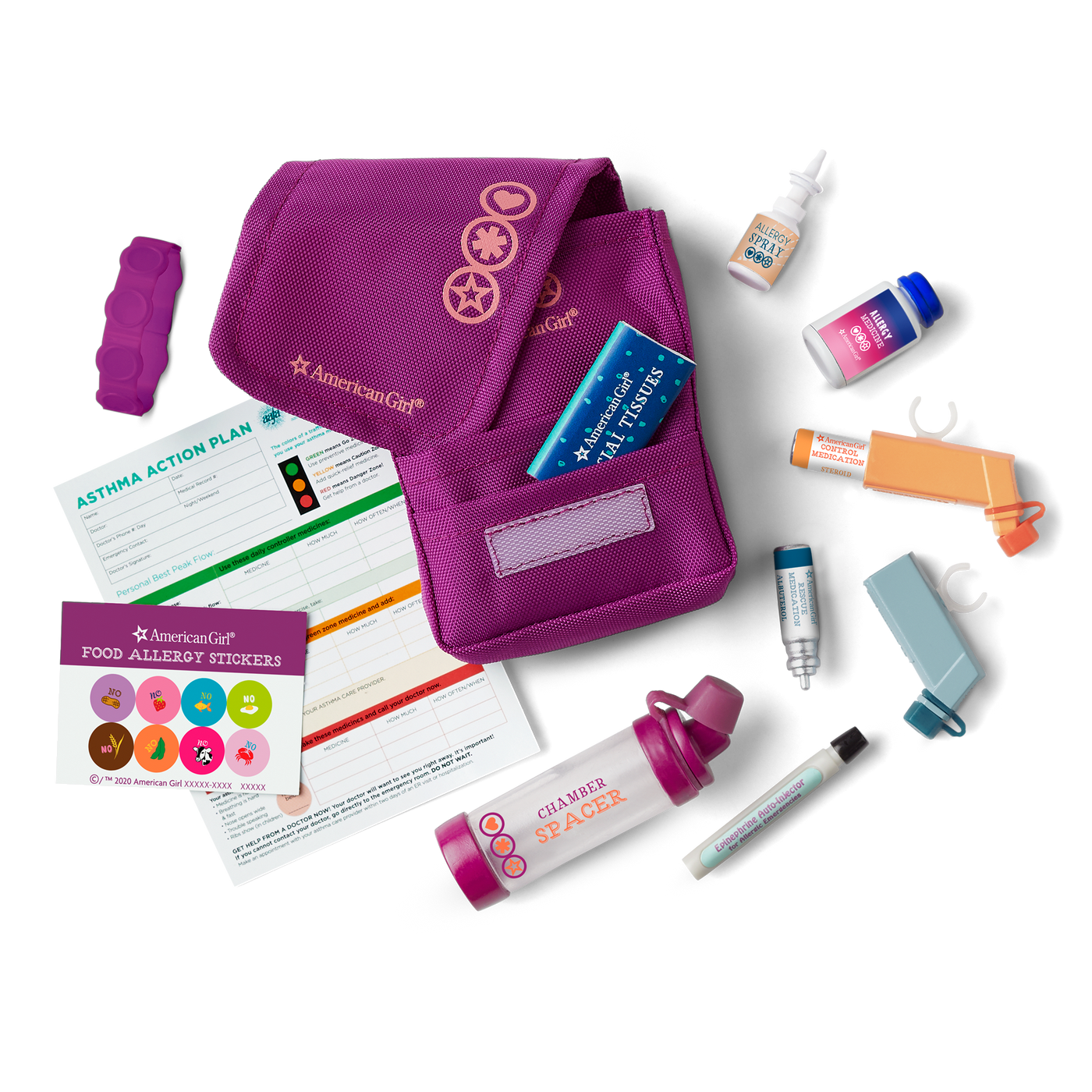 Asthma & Allergy Set for Dolls B5