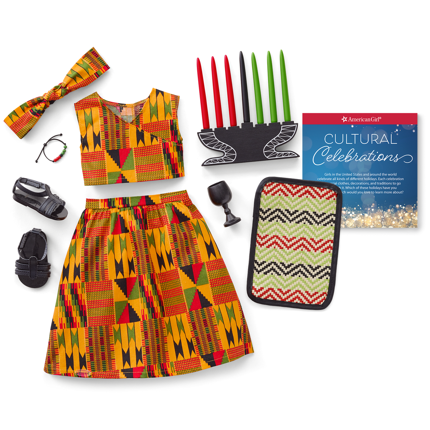 Kwanzaa Celebration Outfit for 18-inch Dolls B5
