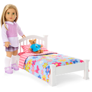Isabel’s™ Bed & Floral Dreams Bedding Set for 18-inch Dolls (Historical Characters) N9
