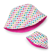 AG™ Star Bucket Hat Set for Girls & Dolls P0
