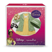 American Girl® Disney Princess Tiana Work Dress & Accessories for 18-inch Dolls T1