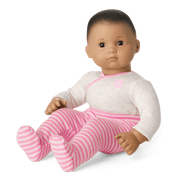 Bitty Baby® Doll #5 with dark brown hair in Pretty Pink F0