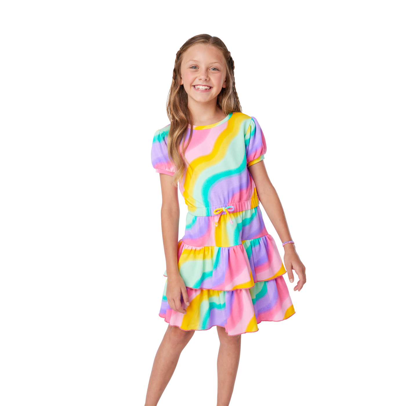 Summer’s™ Rainbow Swirl Dress for Girls (Girl of the Year™ 2025) D3