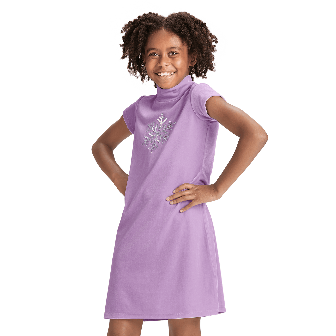 Soft as Snow Dress for Girls N5