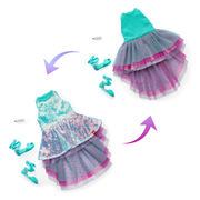 Glam Shimmering Ocean Outfit for 18-inch Dolls H7