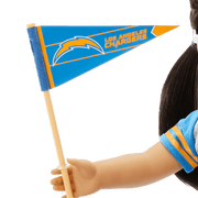American Girl® x NFL Los Angeles Chargers Fan Outfit & Accessories for 18-inch Dolls S9