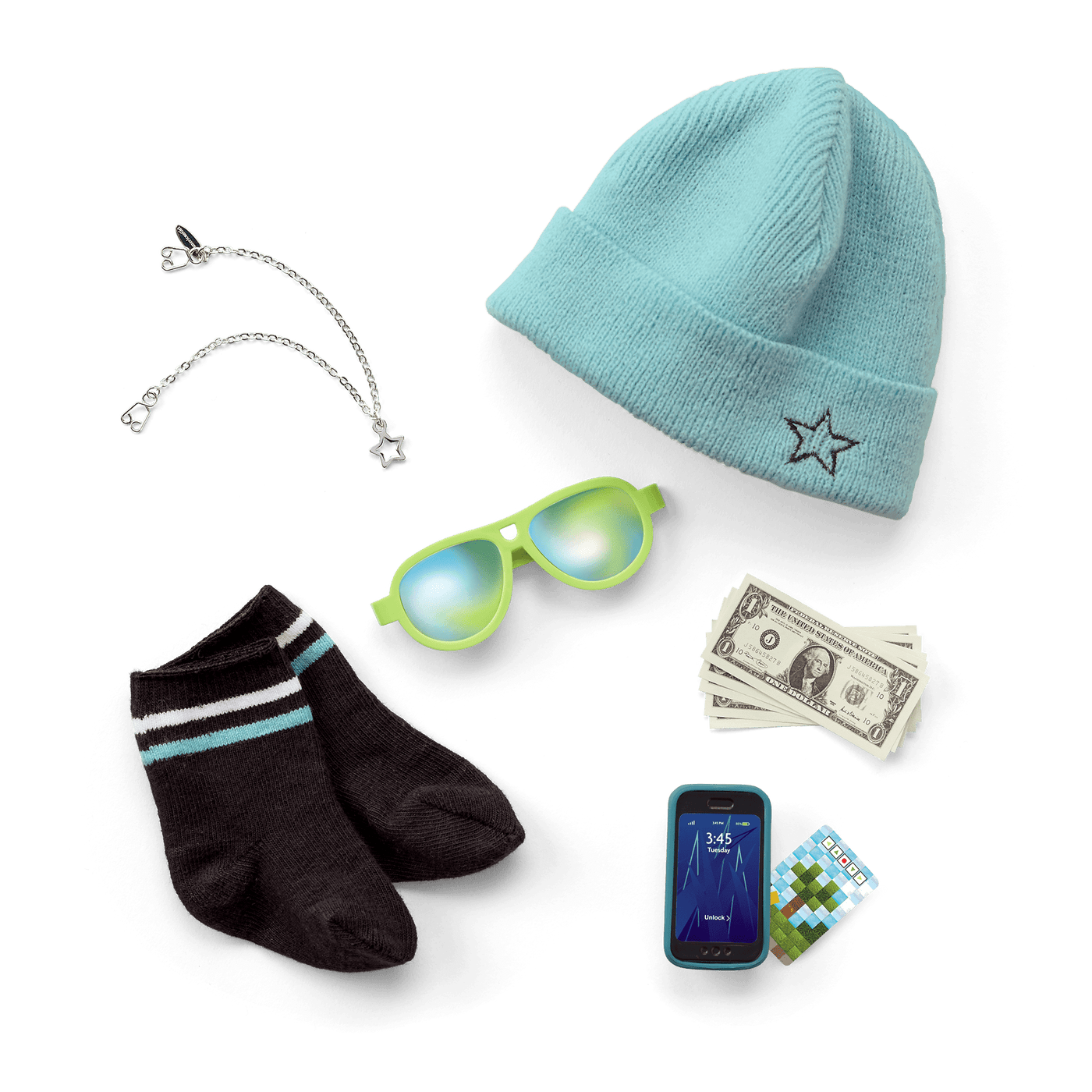 Chic & Stylish Accessories for 18-inch Dolls W0