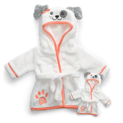 Comfy Puppy Robe Set for Girls & 18-inch Dolls U7
