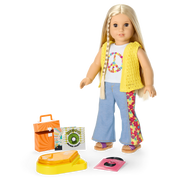 Julie’s™ Record Player & Accessories for 18-inch Dolls (Historical Characters) Z8