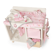 Dots & Blooms Changing Table with Storage H7
